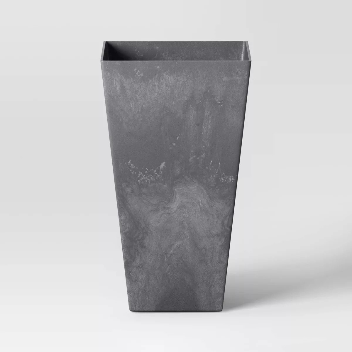 Square Composite Indoor Outdoor Planter Pot Charcoal Gray - Threshold™ | Target