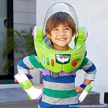 Disney Pixar Toy Story 4 Buzz Lightyear Toy Astronaut Helmet for Role-play Movie Action with Jetp... | Amazon (US)