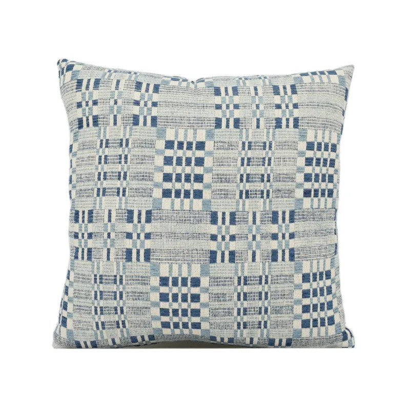 Schumacher - Brimfield - Indigo - Soft Intricate Flea Market Woven Designer Cushion Cover - Luxur... | Etsy (Global)