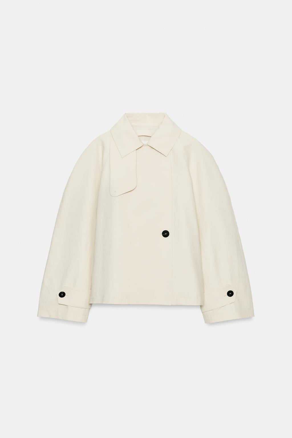 ZW COLLECTION SHORT TRENCH COAT | Zara US