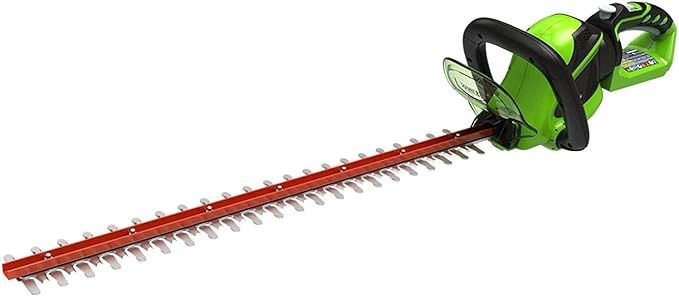 Greenworks 40V 24" Cordless Hedge Trimmer, Tool Only | Amazon (US)
