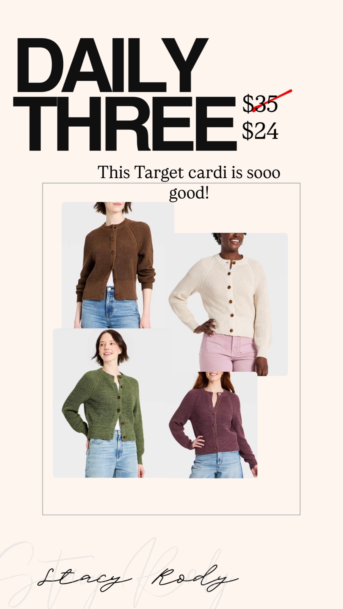 The cutest cardigan is on sale 
Target sale 
Target style

#LTKootd #LTKSaleAlert #LTKSeasonal