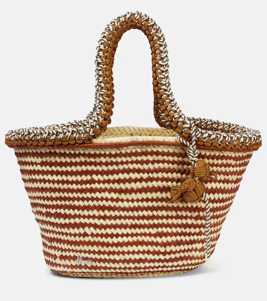 AlÃ©mais Dee Dee Large raffia tote bag | Mytheresa (US/CA)