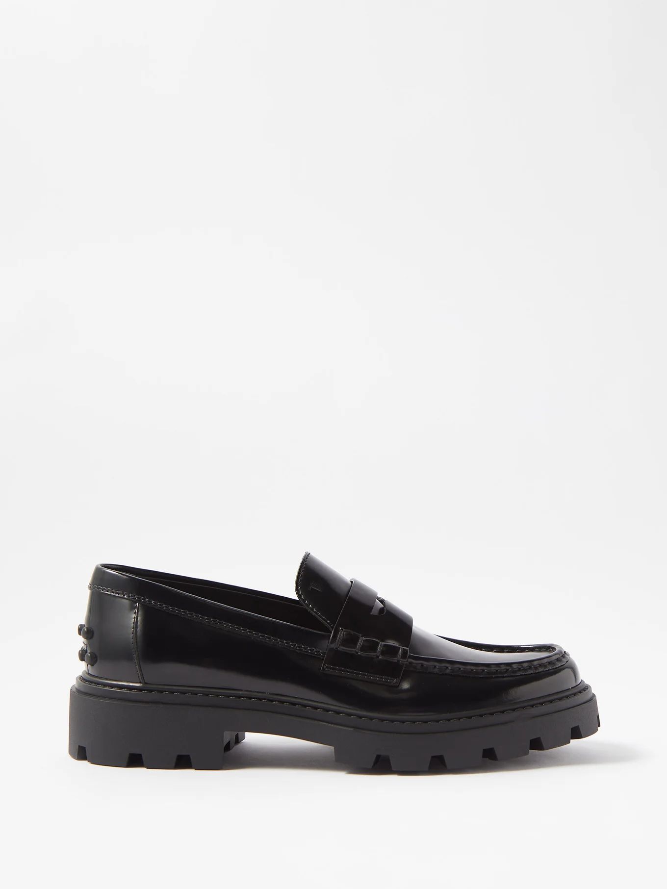 Patent-leather penny loafers | Matches (EU)