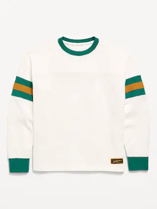 Oversized Long-Sleeve Graphic T-Shirt for Boys | Old Navy (US)