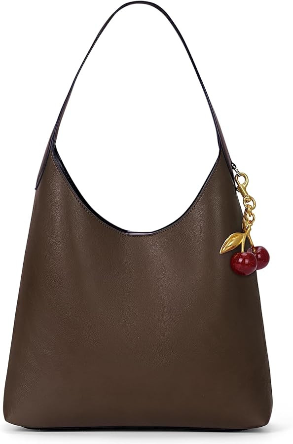 Hobo Bags For Women Vegan Leather Shoulder Bag Tote For Women Medium Slouchy Designer Handbags Pu... | Amazon (US)