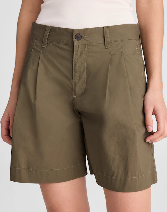 The Everyday Trouser Short in Poplin | Madewell