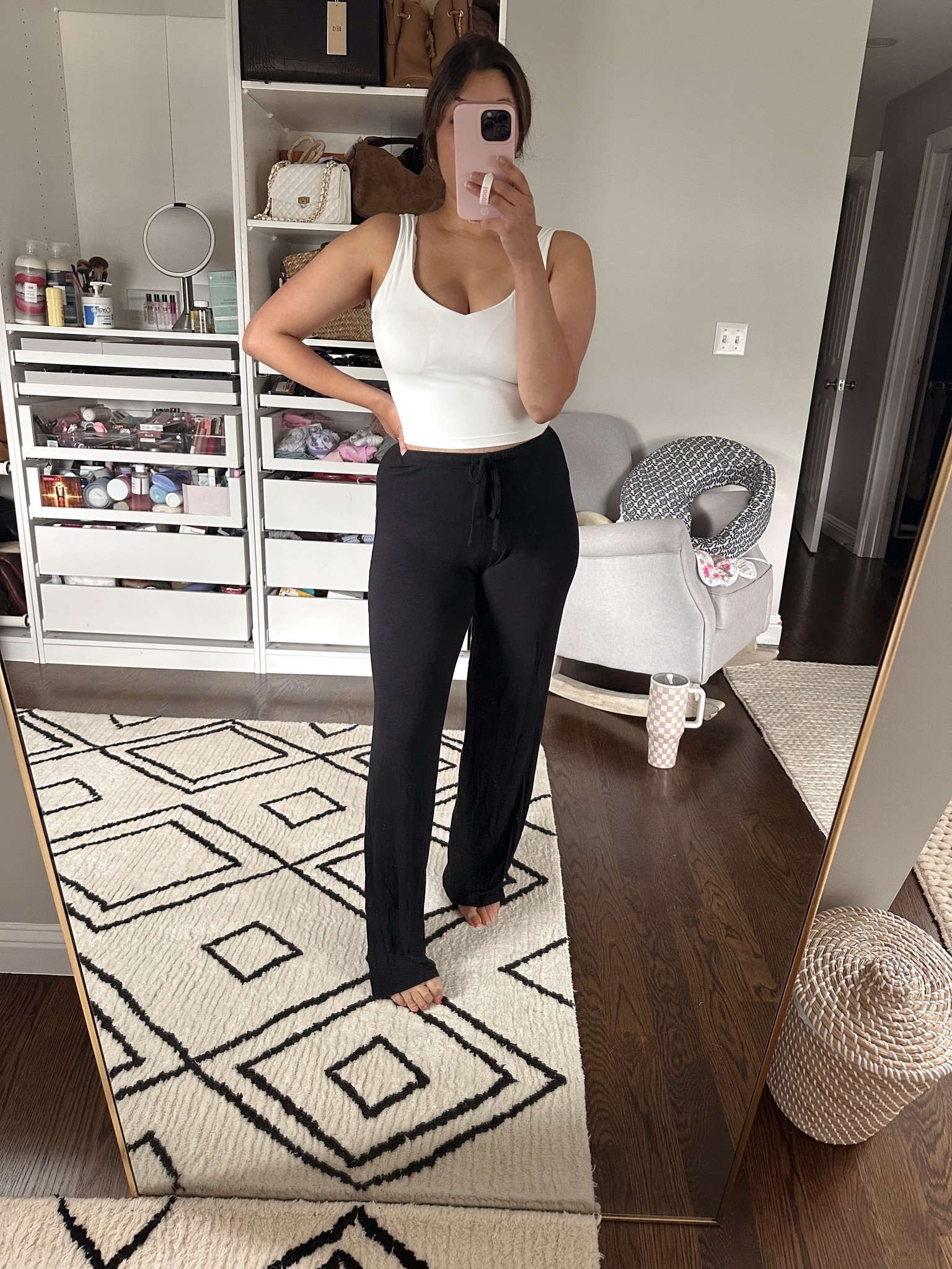 These nursing tanks have been my favorite this time around! Love how soft they are and paired with the moonlight pajama pants for comfy nursing days postpartum 💜 they also come in a longer length which I tagged as well

#LTKgrwm #LTKmomlife #LTKBaby