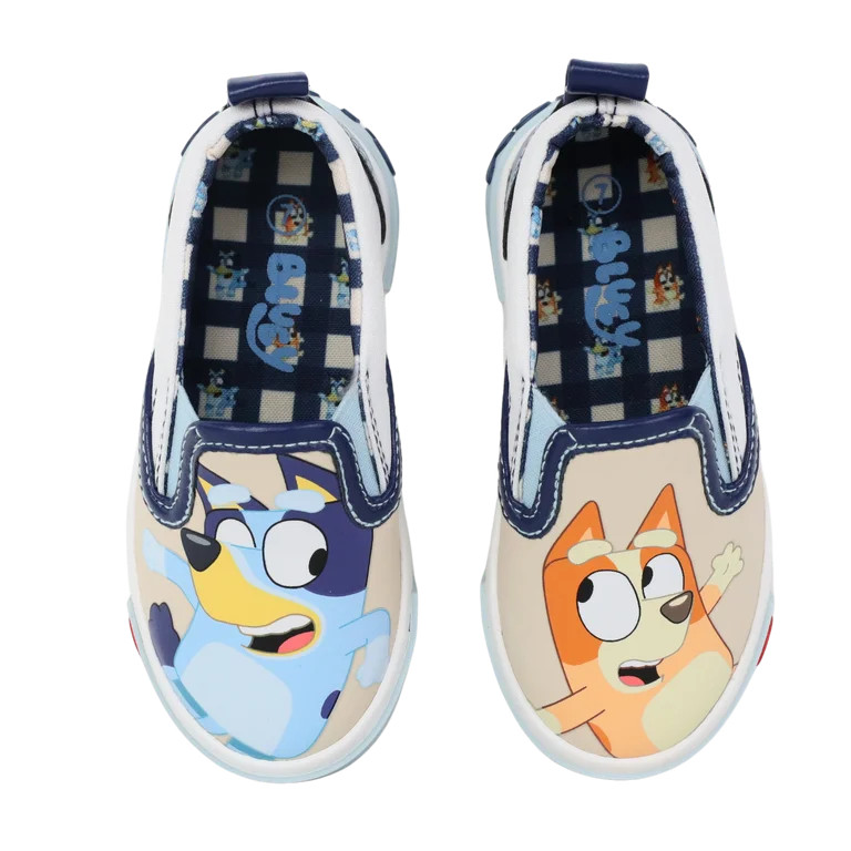 Bluey and Bingo Toddler & Little Kids Slip-On Sneakers | Walmart (US)