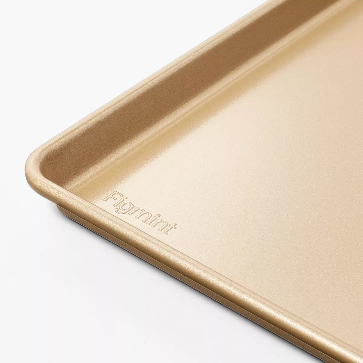 12"x16" Nonstick Aluminized Steel Baking Sheet Gold - Figmint\u2122: Cookie Sheet, Oven Tray, Dis... | Target