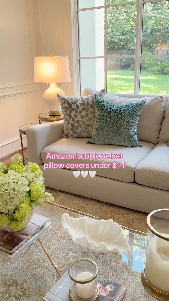 Prettiest save and splurge pillows!

#LTKSeasonal #LTKSaleAlert #LTKHome