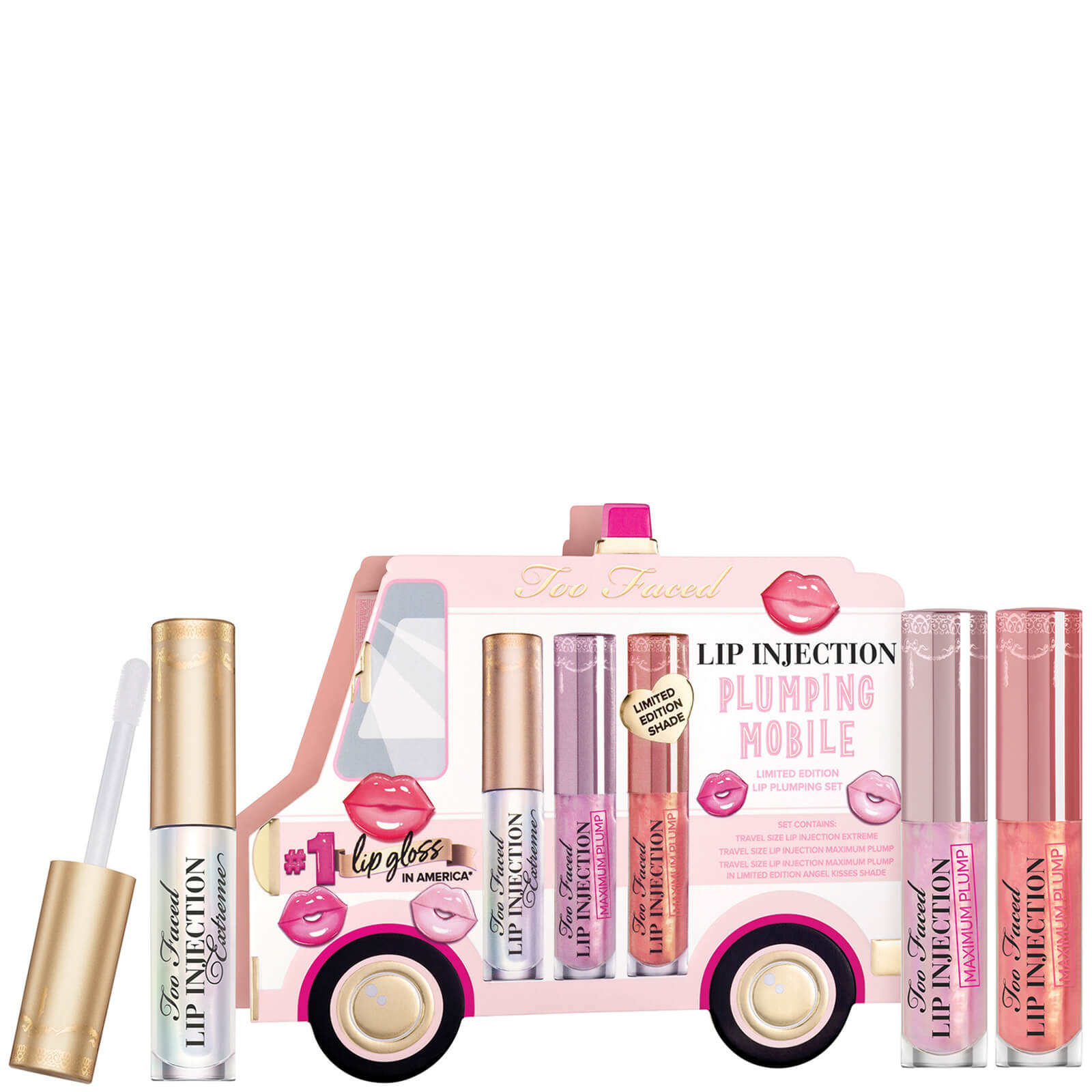Too Faced Limited Edition Lip Injection Plumping Mobile Lip Plumper Set | Look Fantastic (ROW)