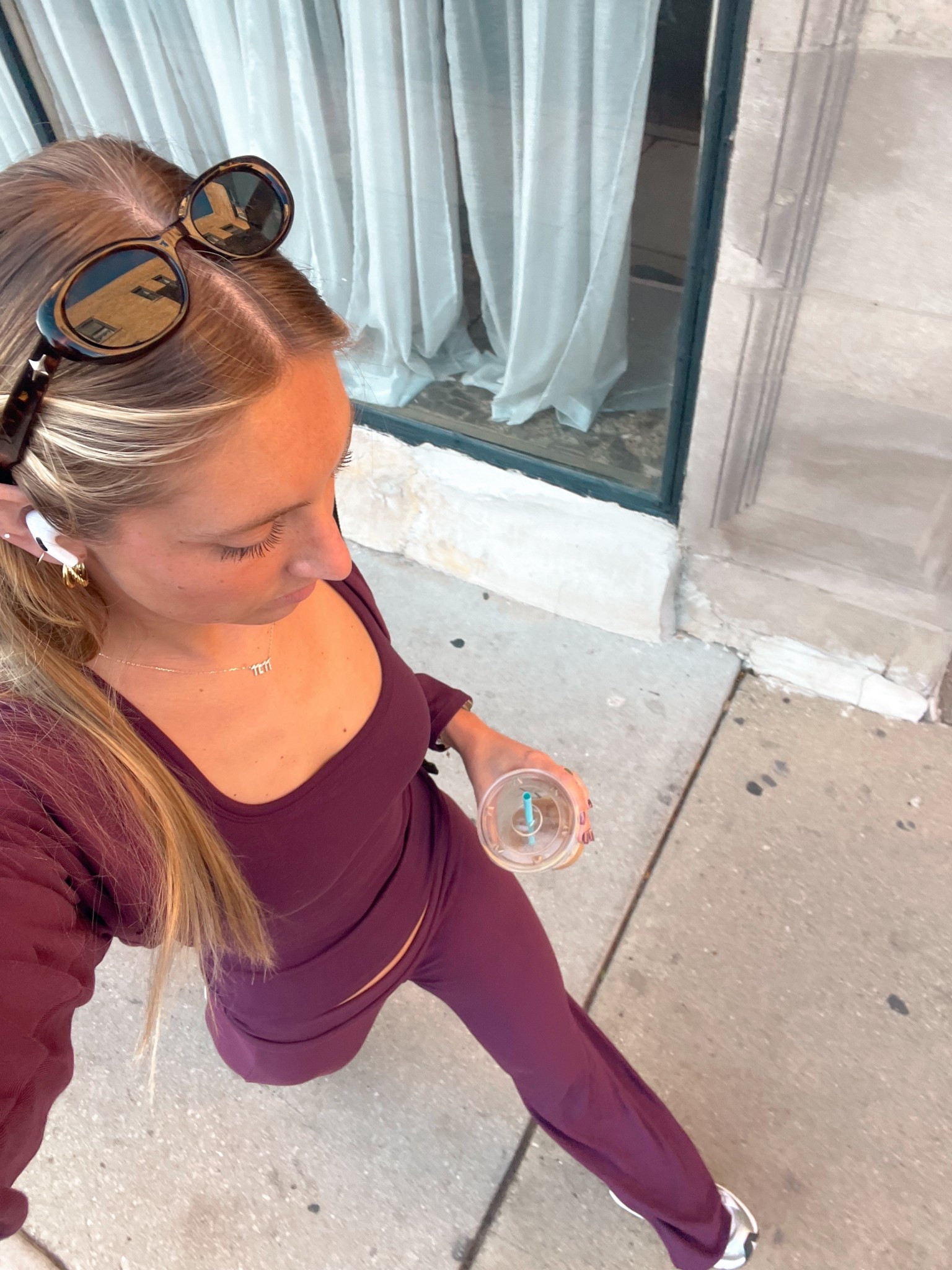 I think this plum color is becoming my new favorite thing… this whole set is on sale! Sooo comfy and the top has a built in bra which IDEAL

#LTKSaleAlert #LTKCyberWeek #LTKHoliday