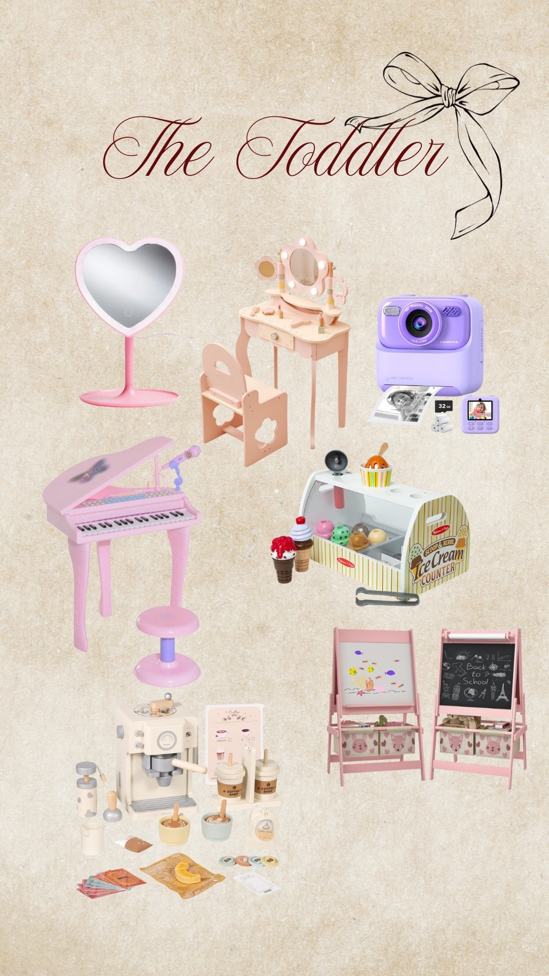 Toddler gift guide • Holiday gifts • toddler girl • toddler ice cream kit • toddler kitchen coffee shop •

#LTKHoliday #LTKGiftGuide #LTKKids