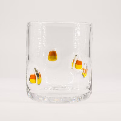 Madison Home 16 fl oz Icon Candy Corn Juice Glass | Target