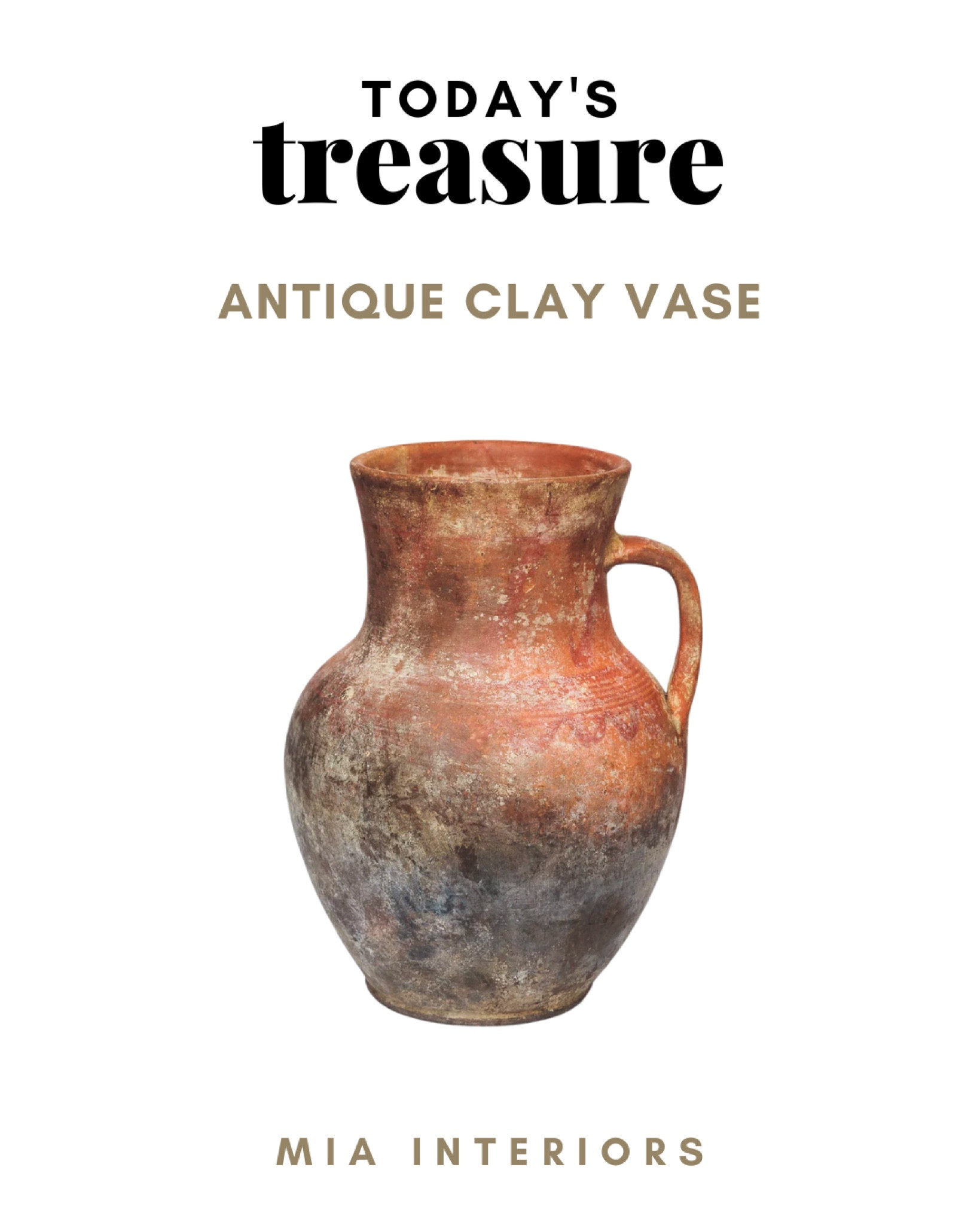Todays treasure! This gorgeous antique clay vase ready for some fall foliage!

#todaystreasure #clayvase #antiquevase #vintagevase #antiquepot #thrifting #antique #etsy

#LTKHoliday #LTKhome #LTKSeasonal