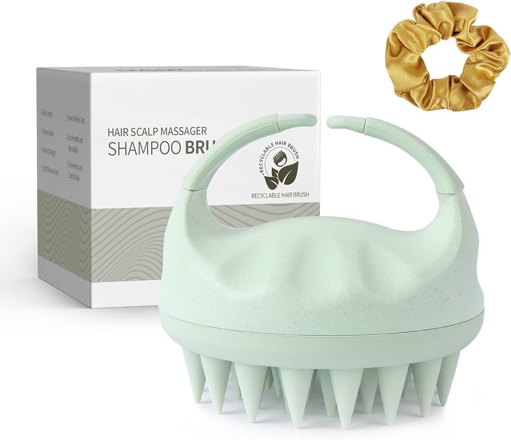 Sndyi Scalp Massager Shampoo Brush, Scalp Scrubber with Soft Silicone Bristles, Scalp Exfoliator ... | Amazon (US)