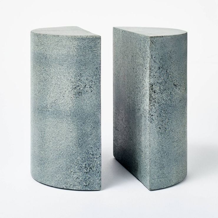 Set of 2 Soapstone Bookends Gray - Threshold™ designed with Studio McGee | Target