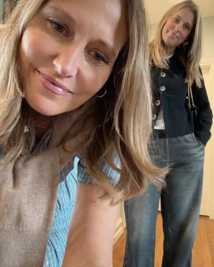 Behind the scenes. A little insight to what it’s like being a middle age and middle size influencer  

#LTKOver40 #LTKstorytime