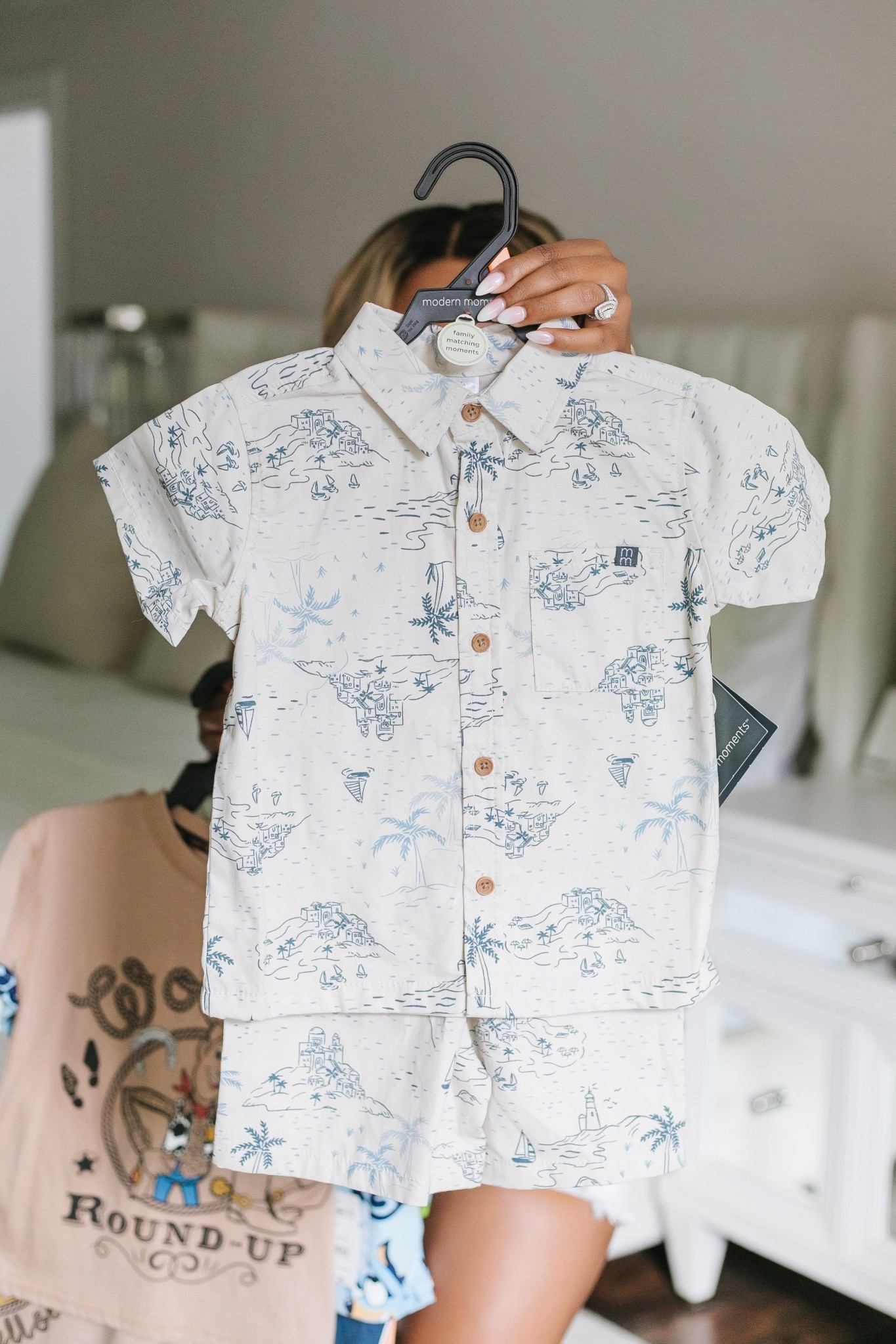 For when you wanna dress him up just a little—this set is comfy but still gives that “vacay dinner ready” look. 🌴

button-up set // toddler dressy style // Walmart neutral set // summer toddler outfit // matching moments
