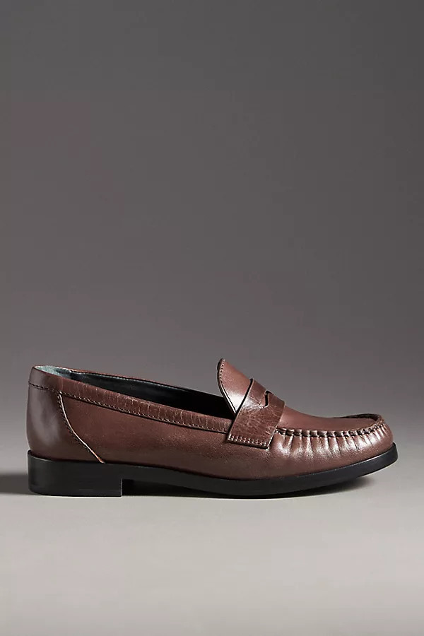 Ani Ruched Flat Loafers | Anthropologie (US)