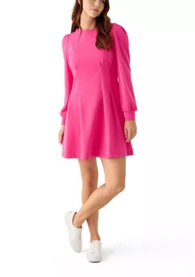 Crown & Ivy™ Women's Long Sleeve French Terry Dress | Belk