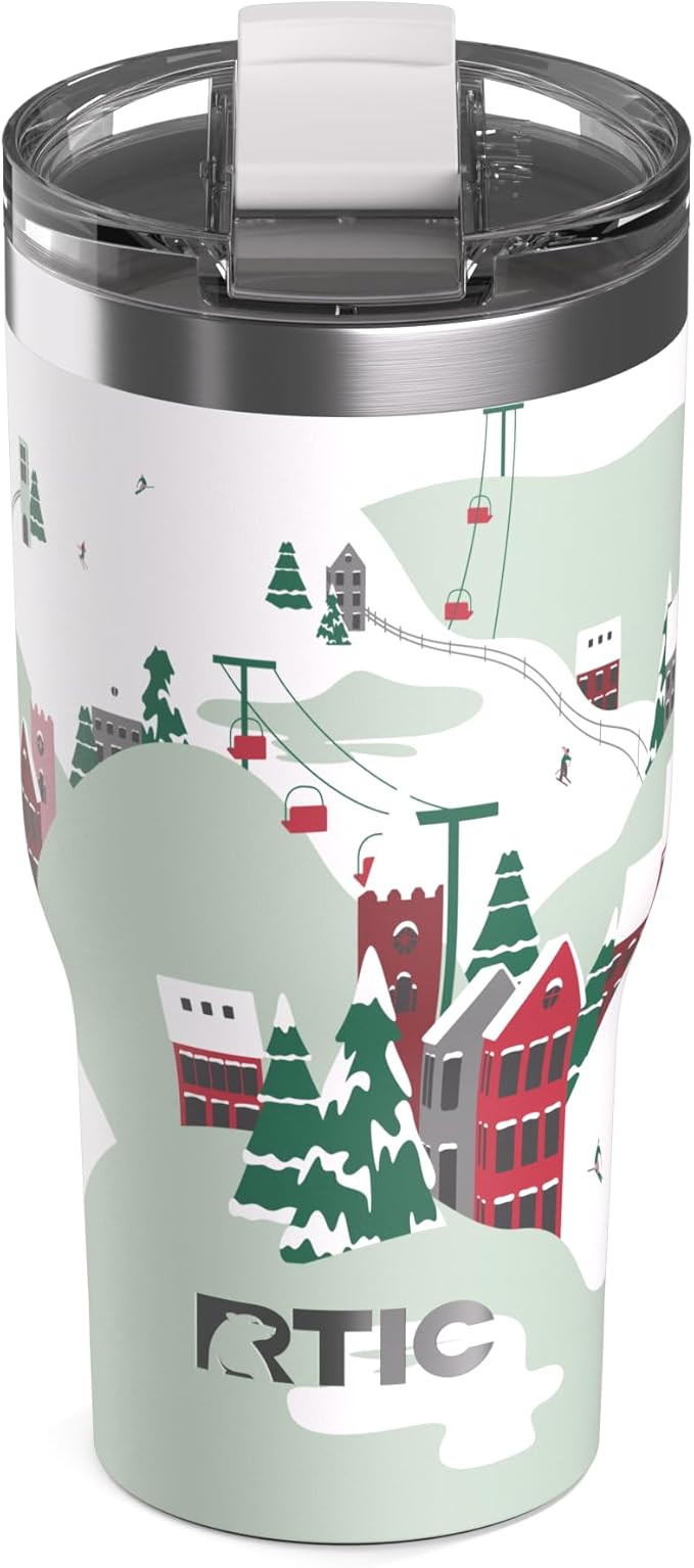 RTIC 30oz Essential Tumbler with Lid, Ceramic Lined, Insulated, Stainless Steel, Metal, Double Wa... | Amazon (US)