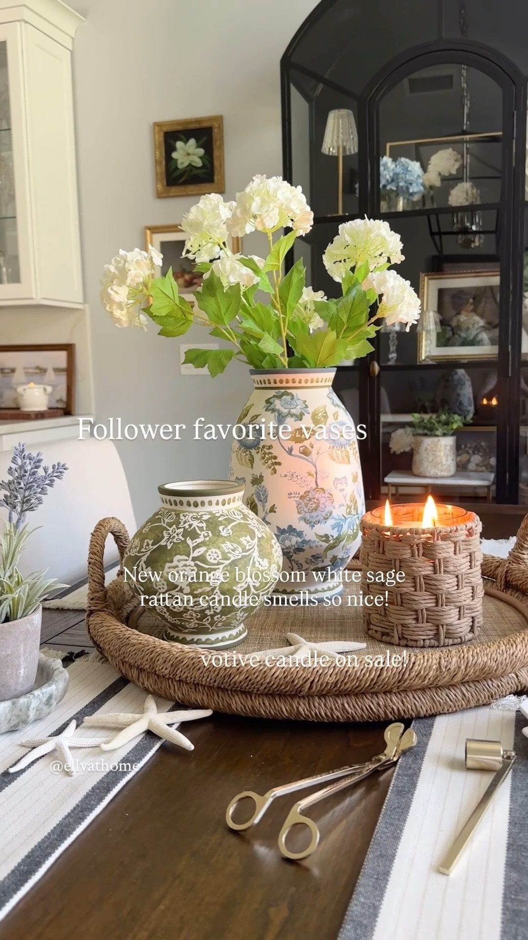 Shop new rattan candle, available in two sizes soon! It smells amazing! Vases back in stock 🩵💚 votive candle on sale, coastal decor and more spring home decor accessories!

#LTKdayinmylife #LTKHome #LTKSaleAlert
