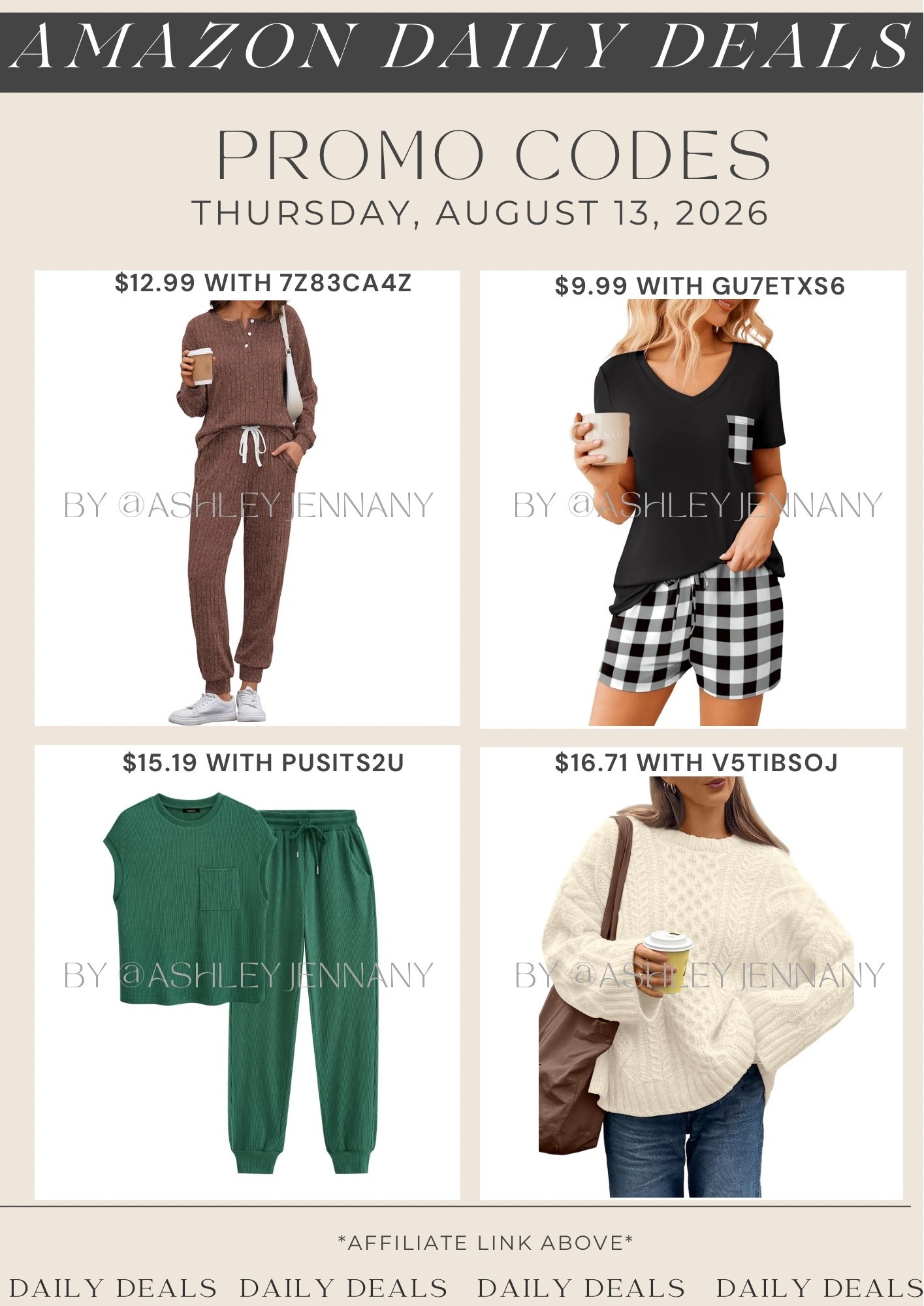Amazon deals

#LTKSaleAlert #LTKMidsize #LTKSeasonal