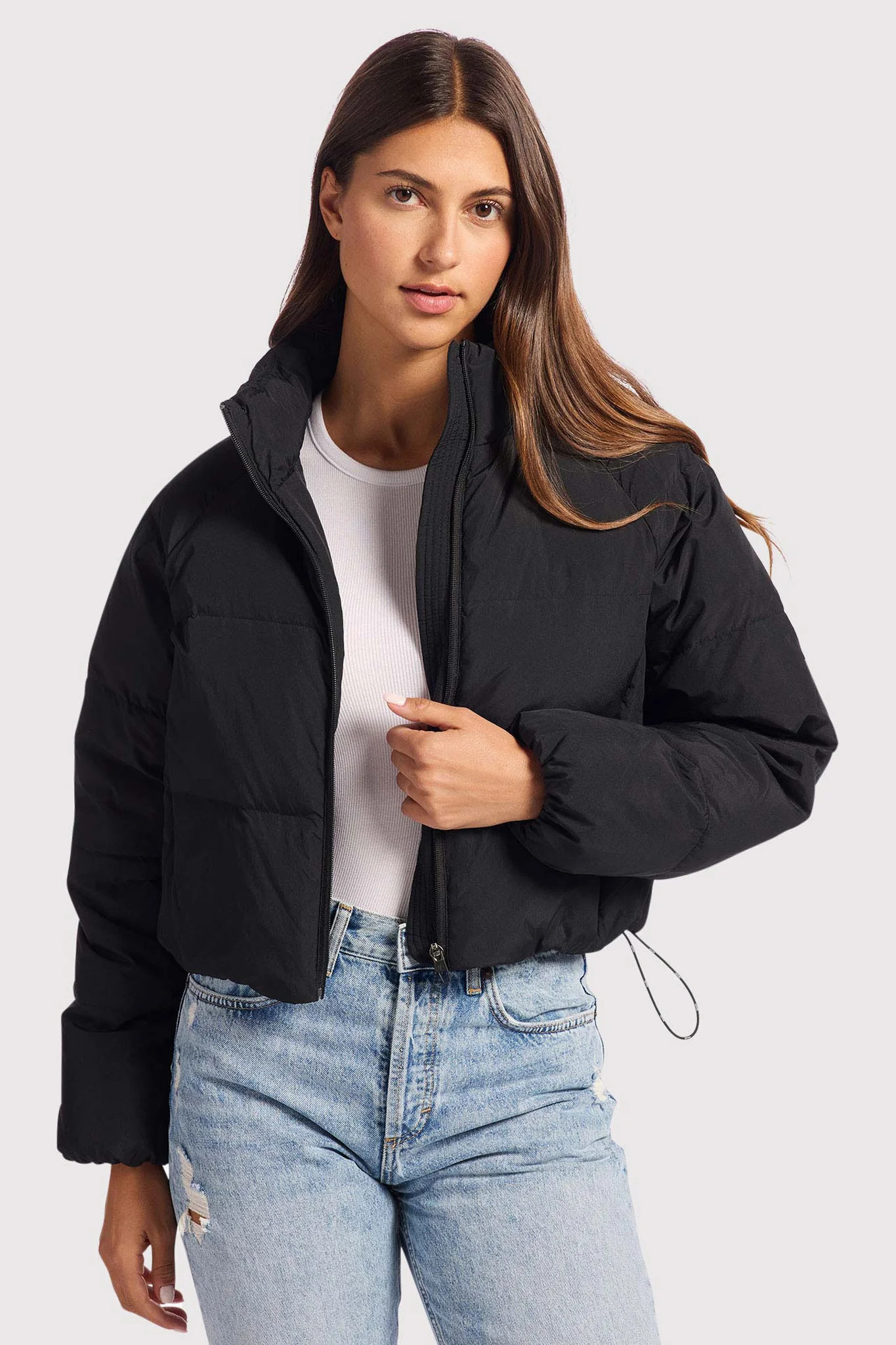 Peak Puffer Jacket | Black | Nuuds US