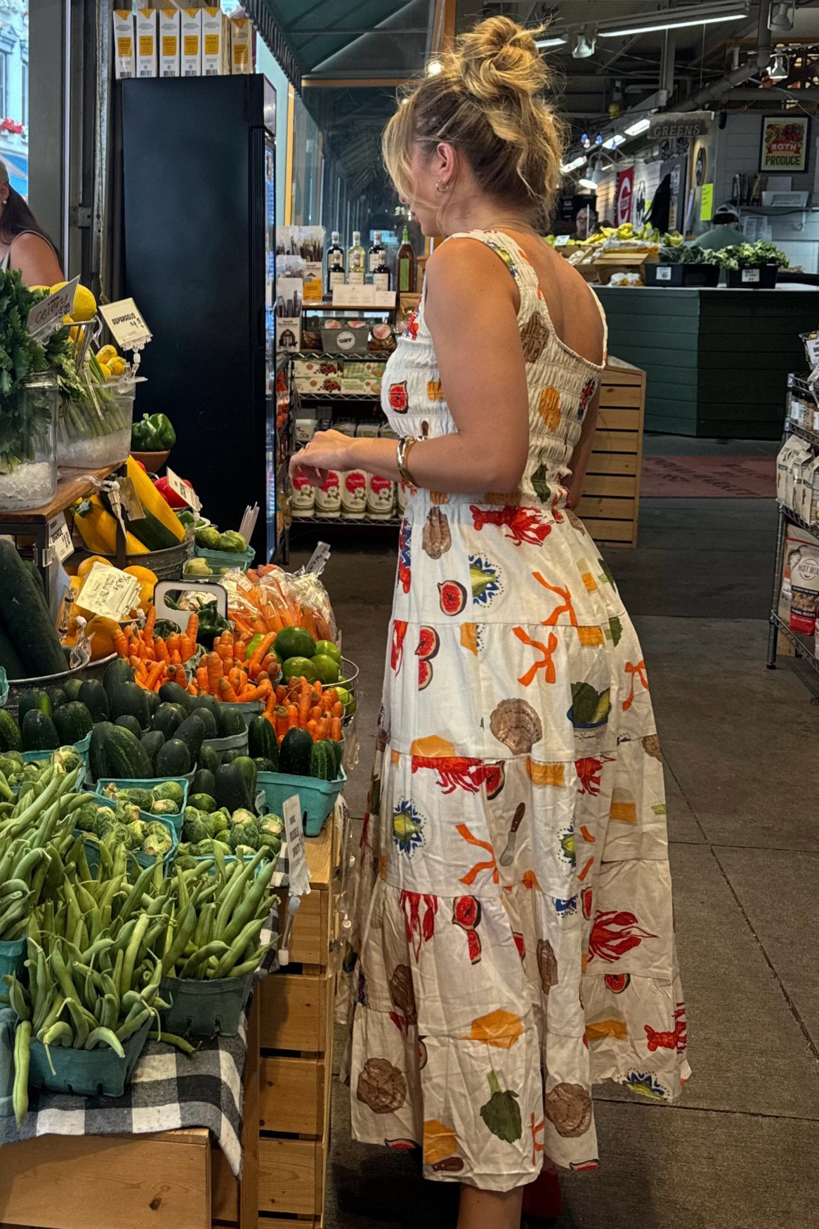 Perfect dress for farmers market season 🍓🧺🥕🫐