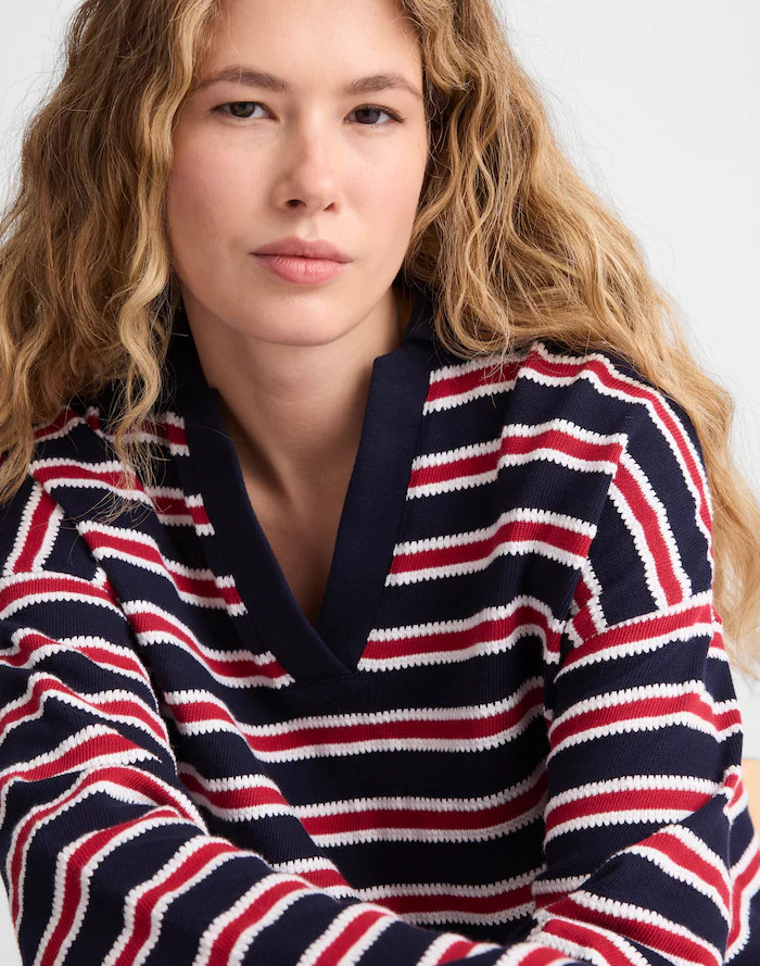 Relaxed Polo Shirt in Stripe | Madewell