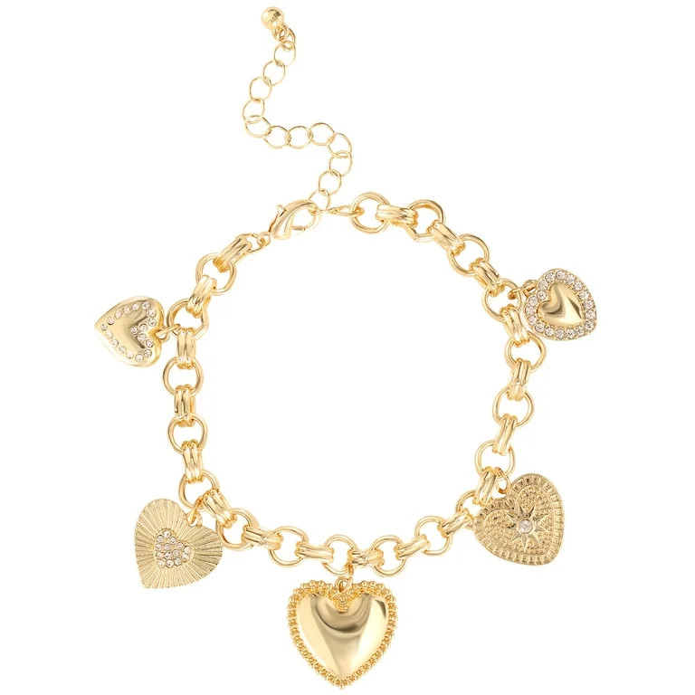 Jessica Simpson Base Metal Charm Bracelet | Walmart (US)