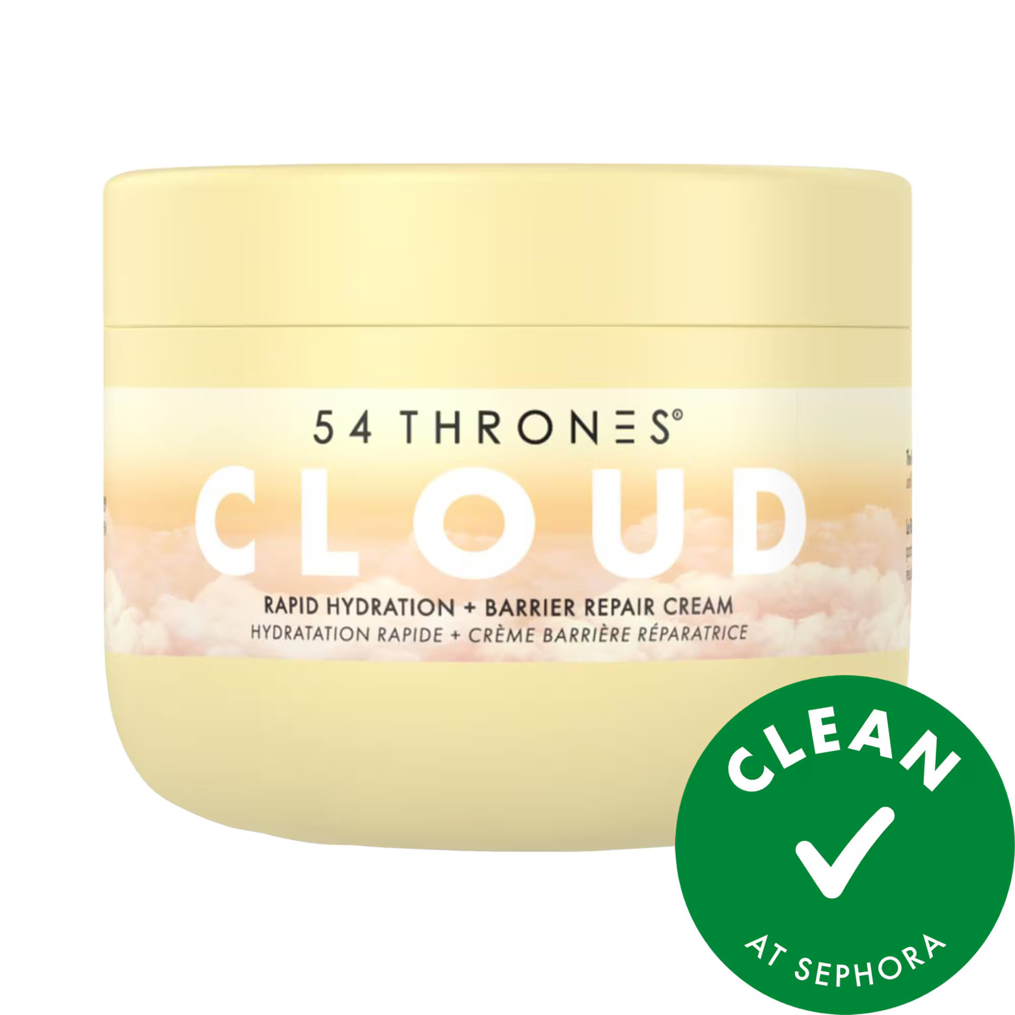 54 Thrones Mini Barrier Repair Cloud Body Cream with Peptides + Hyaluronic Acid Vanilla Honey 2.3 oz / 68 ml | Sephora (US)