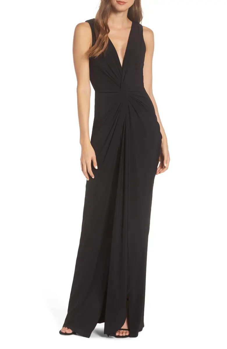 Leo Twist Front Evening Dress | Nordstrom