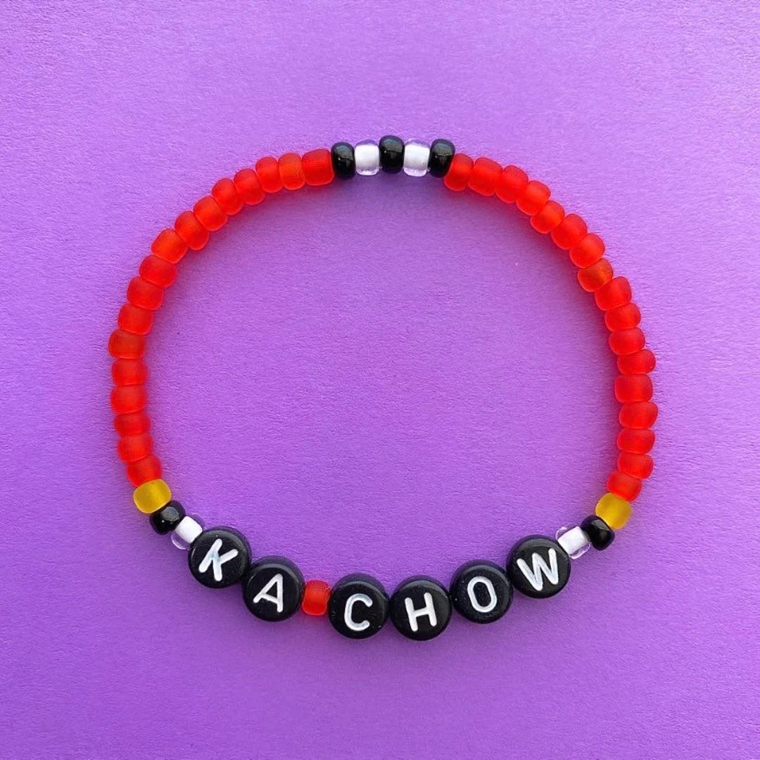 Cars Ka Chow Beaded Bracelet - Etsy | Etsy (US)