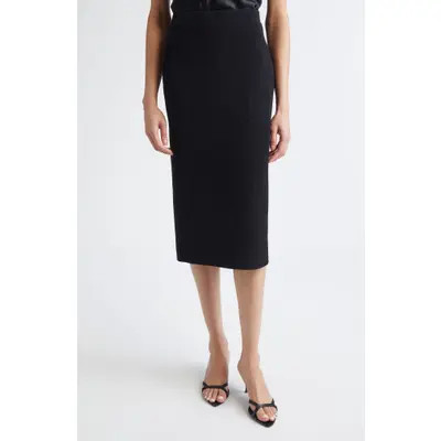 ST. JOHN Venezia Knit Pencil Skirt in Black at Nordstrom, Size Medium | Nordstrom