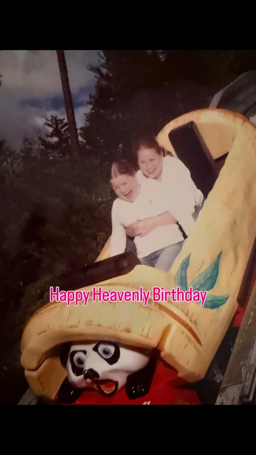 Happy birthday to my sweet sister and what would’ve been your 41st birthday, but you’re forever 25. Forever and ageless angel love and miss you, Sugar. Hope you’re dancing up there to some boy band music.

#Sisters #Grief #Loss