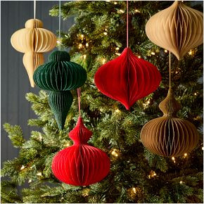 Paper Shape Ornament, Brown | West Elm (US)