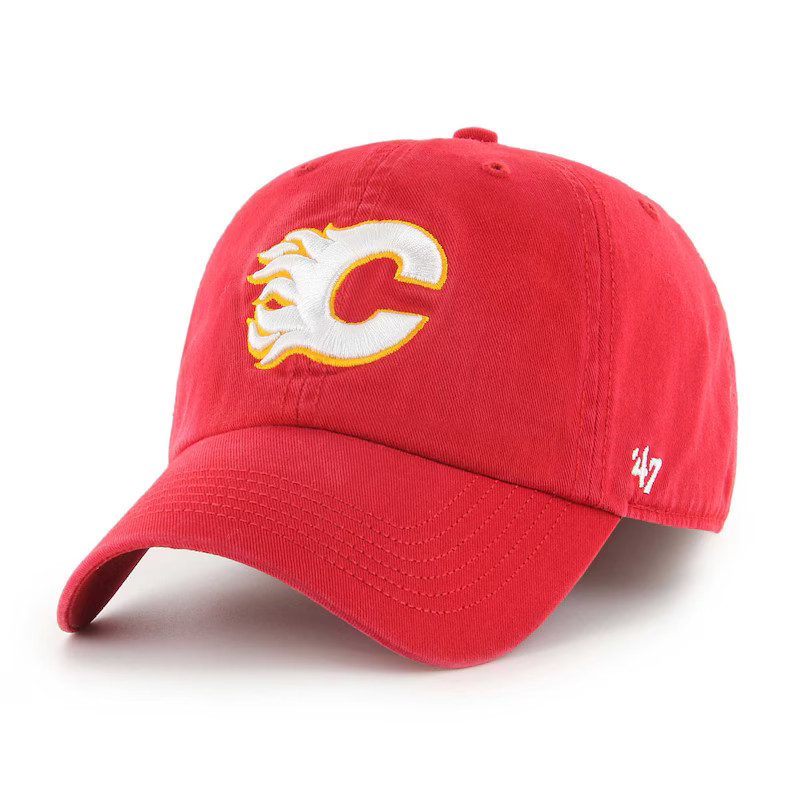 Men's '47 Red Calgary Flames Classic Franchise Fitted Hat | Fanatics