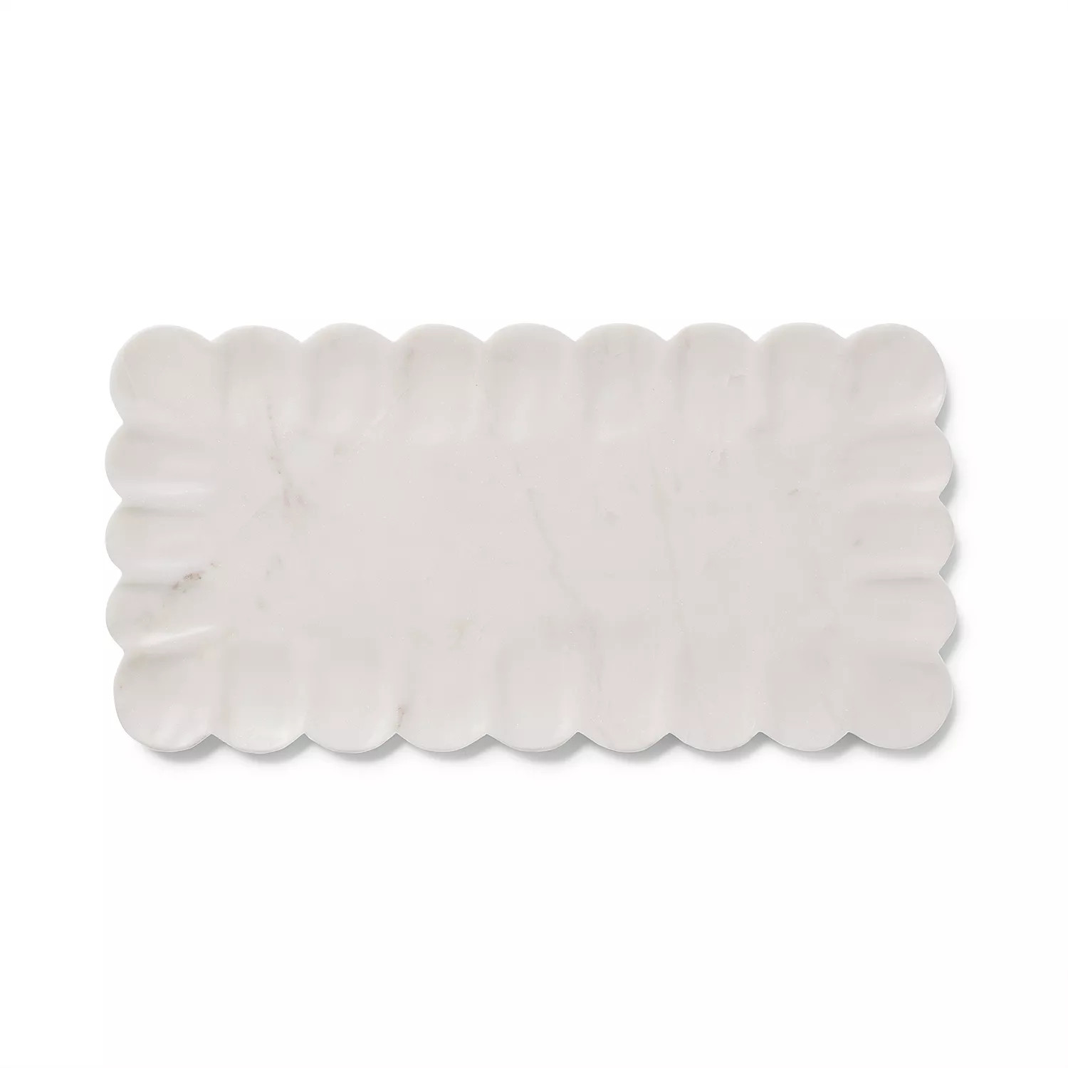 Sur La Table Rectangular White Marble Platter | Sur La Table