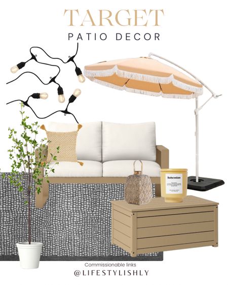 Target patio decor! Shop new arrivals and outdoor patio decor at Target! Umbrellas, rugs, benches, plants, lights, candles, and more at Target!
#Target #Targetpatio

#LTKhome #LTKSpringSale #LTKsalealert