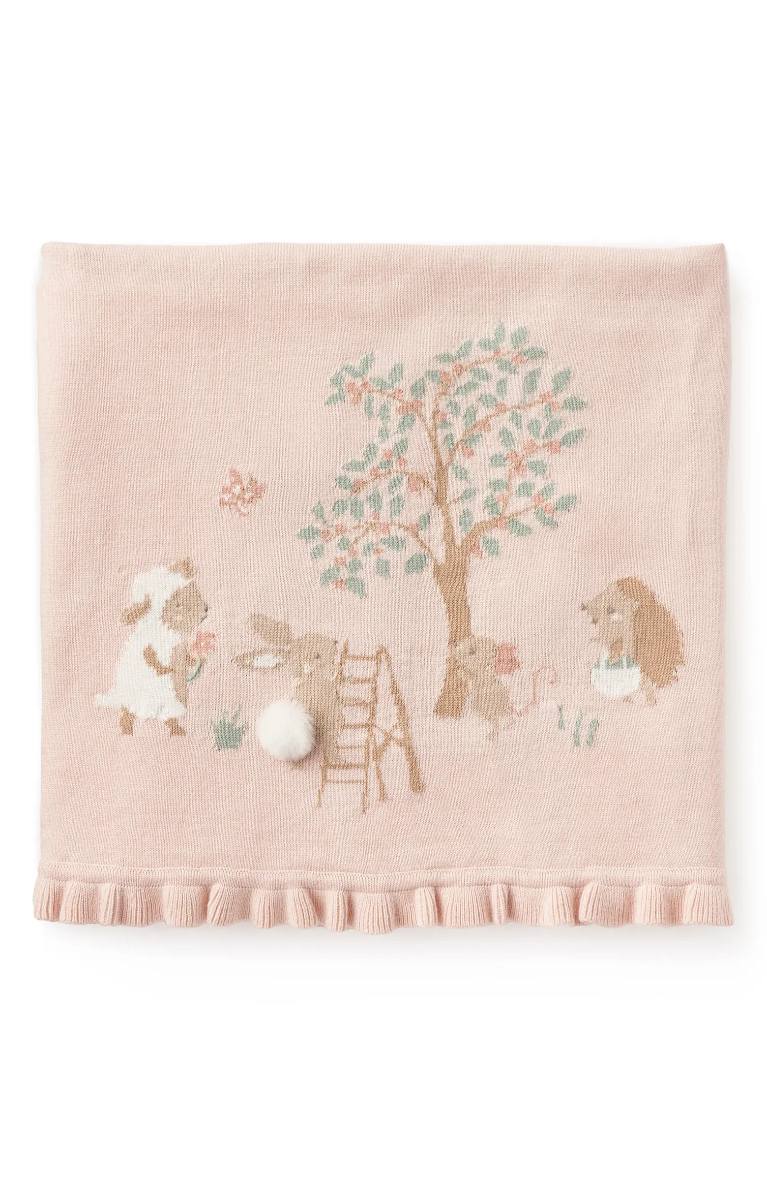 Garden Picnic Cotton Knit Blanket | Nordstrom