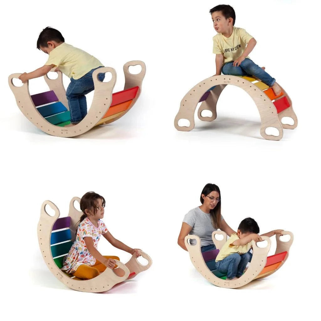 ▷ SMALL WALDORF ROCKER BALANCE BOARD | ❤️ | Wiwiurka Toys | Wiwiurka