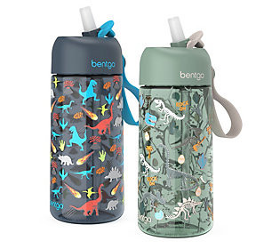 Bentgo (2) 15-oz Kids' Prints Water Bottles | QVC