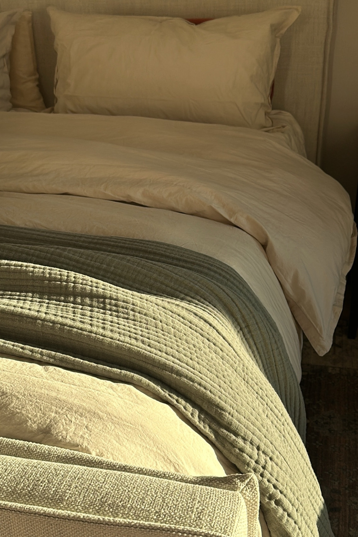 parachute bedding and comforter set I am OBSESSED with…our first night on it and we slept like a dream… this is 100% worth the splurge and these fabrics are so durable and last for a long time! 

home | bedding | bedroom | home decor | cyber monday | must have 

#LTKCyberWeek #LTKHome #LTKSaleAlert