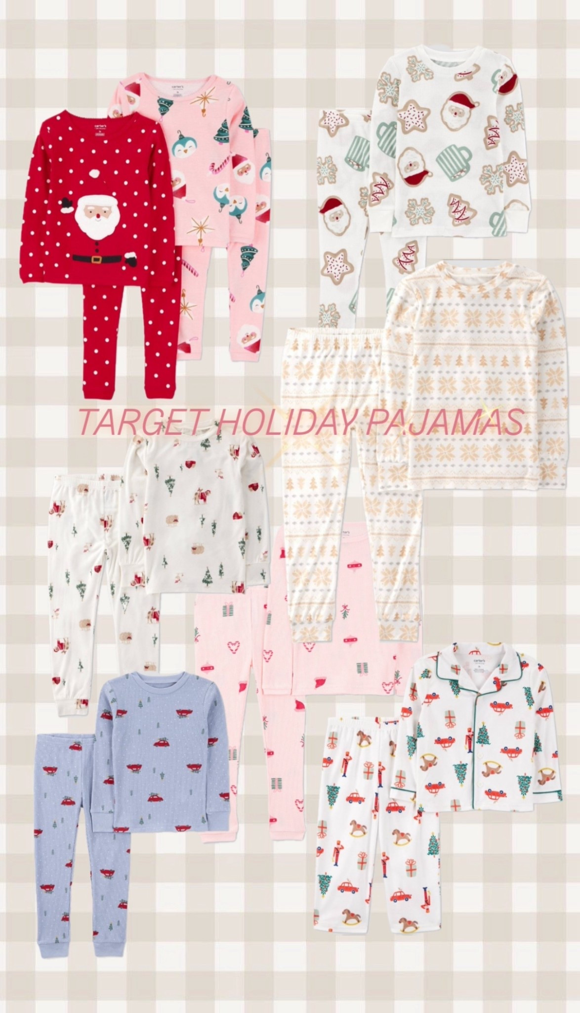 TARGET HOLIDAY PAJAMAS 

#targetfinds #christmaspajamas #matchingchristmaspajamas #target #sale #blackfriday 

#LTKGiftGuide #LTKKids #LTKHoliday