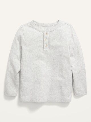 Unisex Long-Sleeve Henley T-Shirt for Toddler | Old Navy (US)