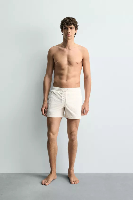 BASIC MID-LENGTH SWIMSUIT | Zara US