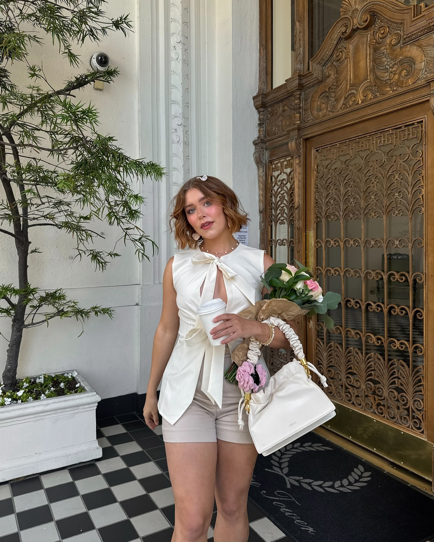 It’s a feminonomeonon 😌💅🎀 @peppermayo 

#pinterestfashion #coquettefashion #softgirloutfits #bratsummer #peppermayo #shorthairideas